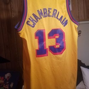 100% #13 rare authentic Wilt Chamberlain XL